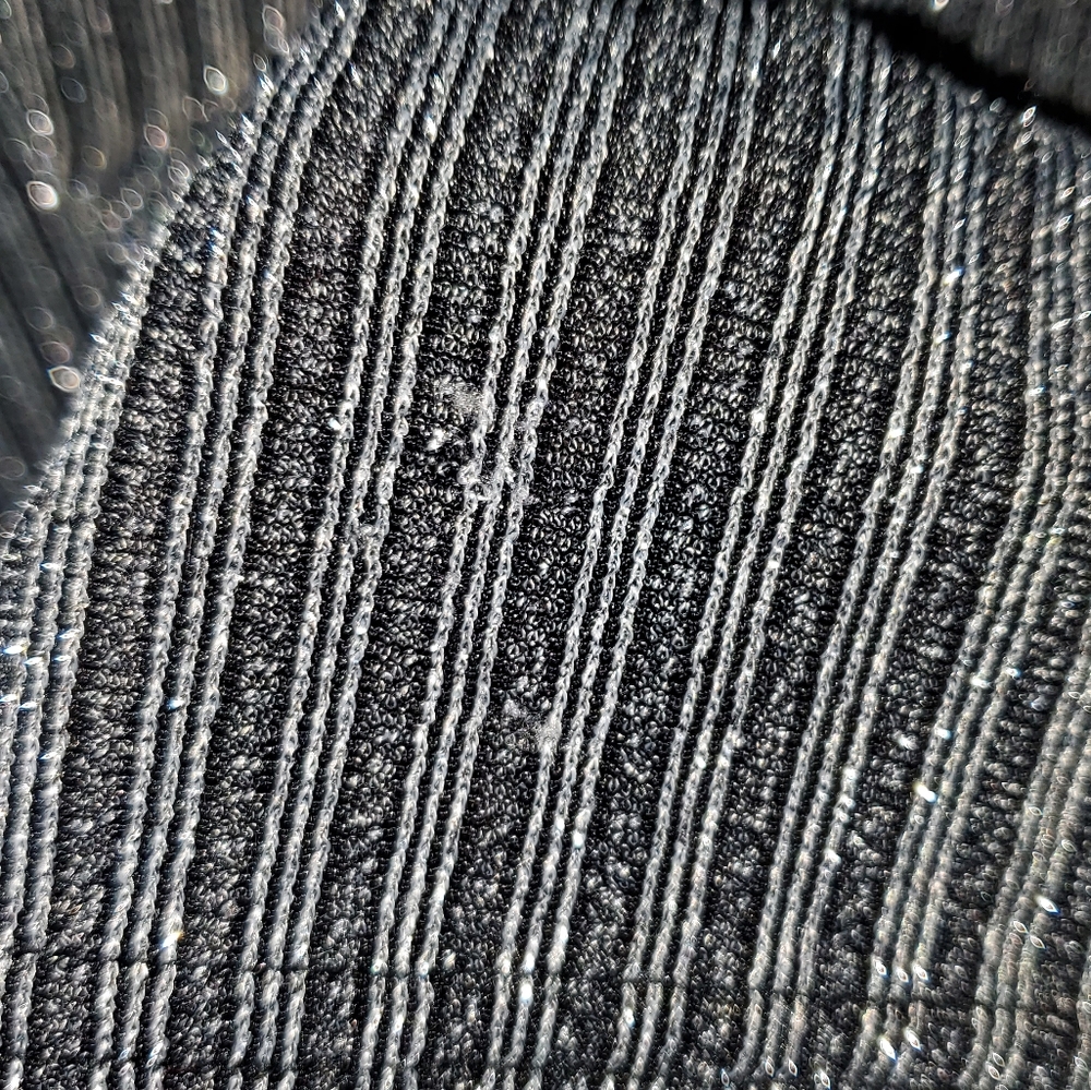 *SOLD* 5 for $20 | Fashion Nova Metallic Shimmer Striped Bodycon Dress - Picture 13 of 16